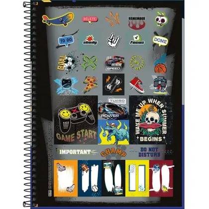 CADERNO 1X1 C.D. FLIP  MASC.